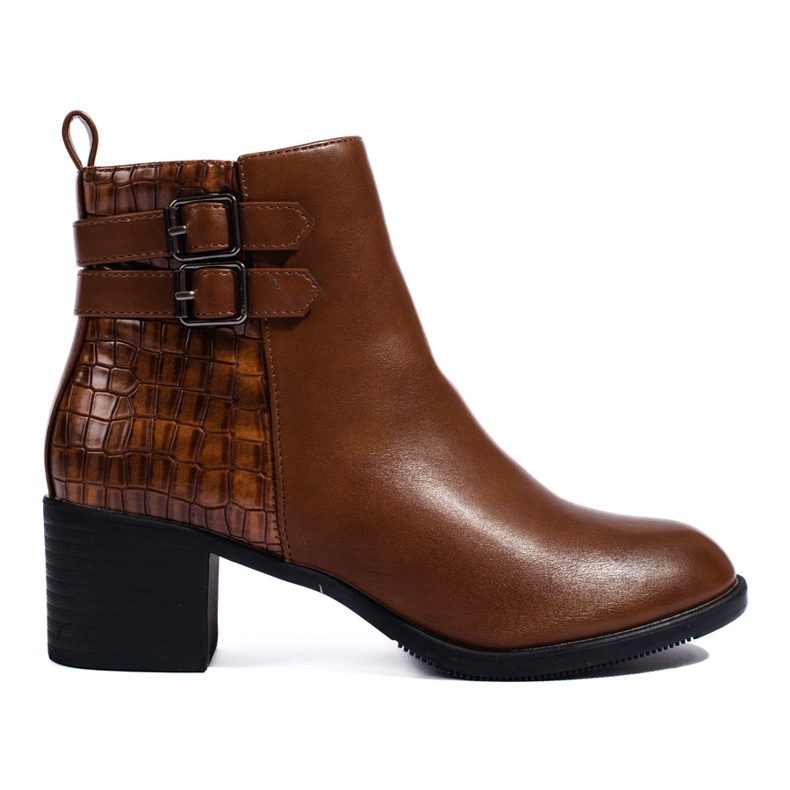 Brown comfortable women's boots by Shelovet Brown comfortable women's boots by Shelovet