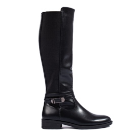 Classic black women's boots by Shelovet Classic black women's boots by Shelovet