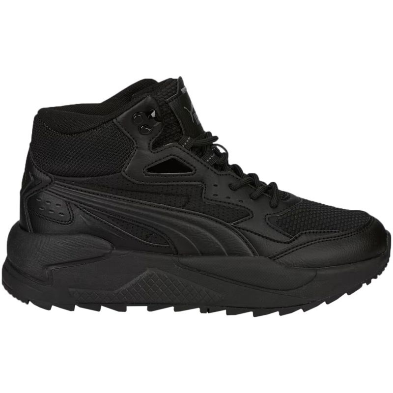 Puma black jr shop shoes