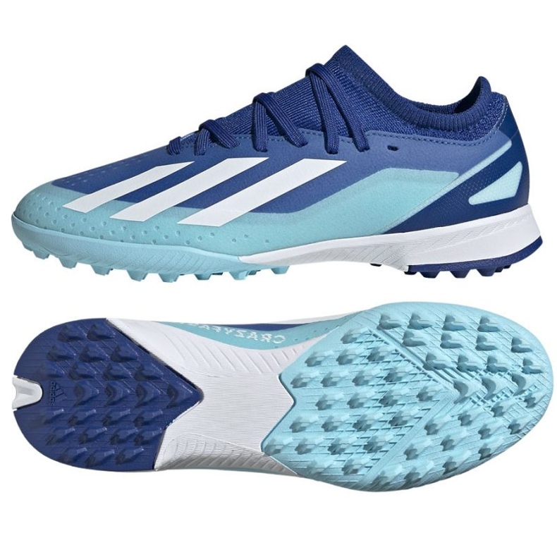 Adidas X Crazyfast.3 Tf IE1569 football shoes blue Adidas X Crazyfast.3 Tf IE1569 football shoes blue