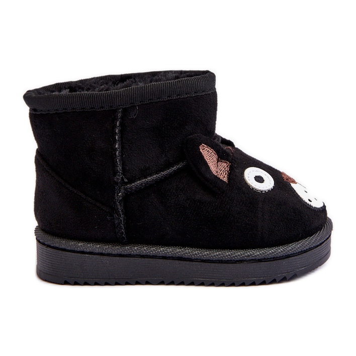 Children's Black Vavena Insulated Snow Boots