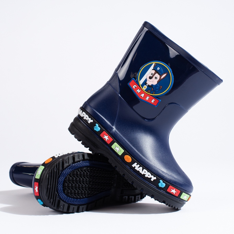 Shelovet navy blue children's Wellington boots Shelovet navy blue children's Wellington boots