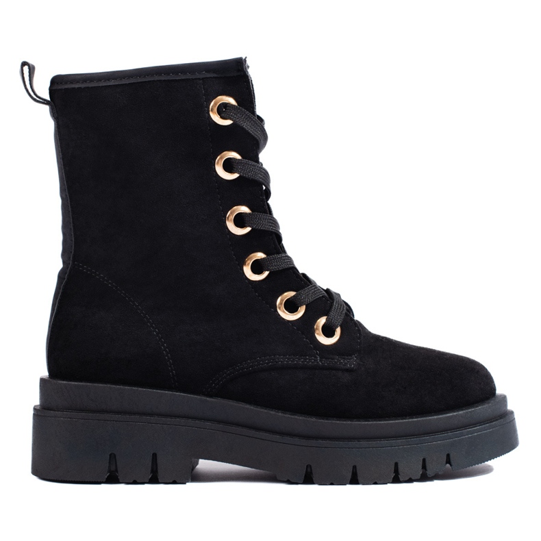 Shelovet black suede women's workwear