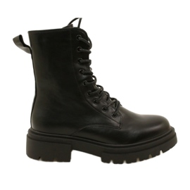 Evento 21BT35-4235 Lace Up Boots With Zipper