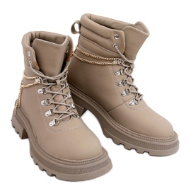Hudson Apricot Trapper Boots beige Hudson Apricot Trapper Boots beige
