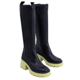 Boots with colored soles from Woods BLACK/BLUE