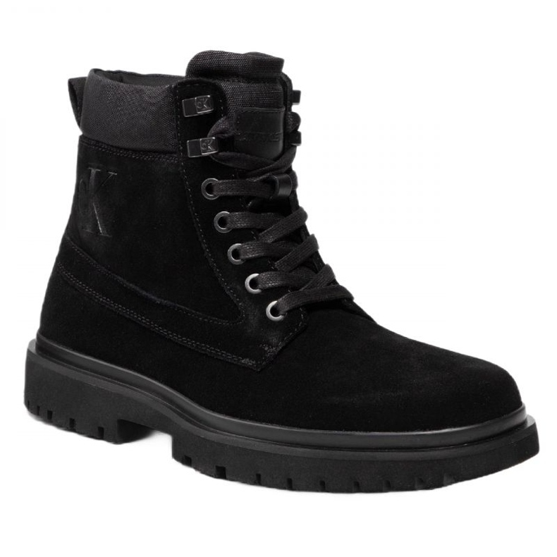 Calvin Klein Jeans Lug Mid Laceup Boot Hike YM0YM00270 shoes black