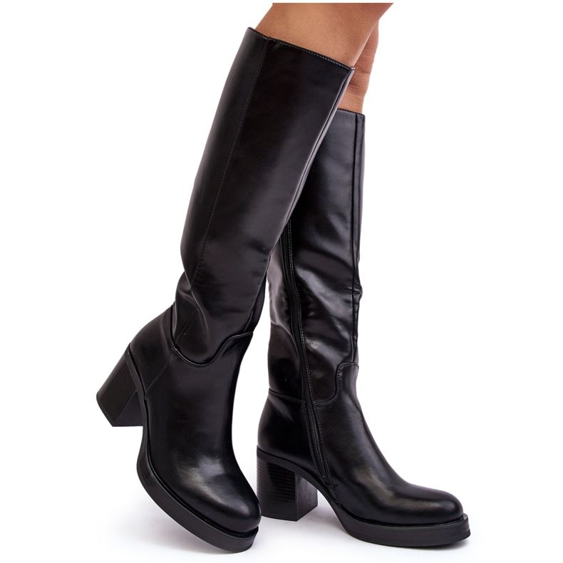Women's Insulated High Heel Boots Black Theisen