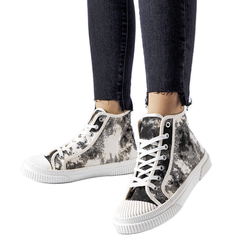 Inna Turistico black distressed sneakers Inna Turistico black distressed sneakers