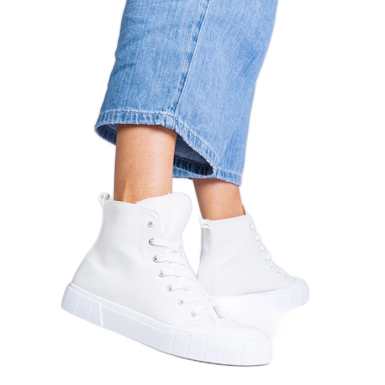 Inna White Citta high-top sneakers