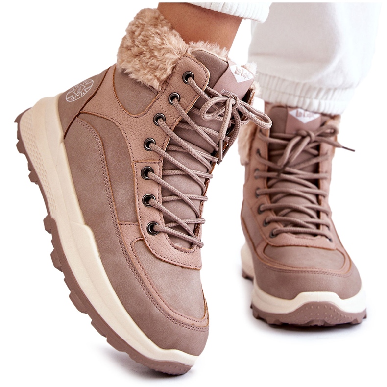 Women's insulated boots Lee Cooper LCJ-22-44-1363 pink