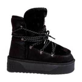 Vegan Platform Snow Boots Waterproof D.Franklin DFSH371008 Black Vegan Platform Snow Boots Waterproof D.Franklin DFSH371008 Black