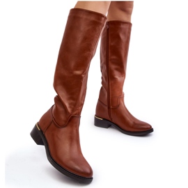 Women's Over-the-Knee Flat Boots Brown Aviare