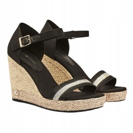 Tommy Hilfiger Grosgrain High Wedge Sandal W FW0FW05254 black Tommy Hilfiger Grosgrain High Wedge Sandal W FW0FW05254 black