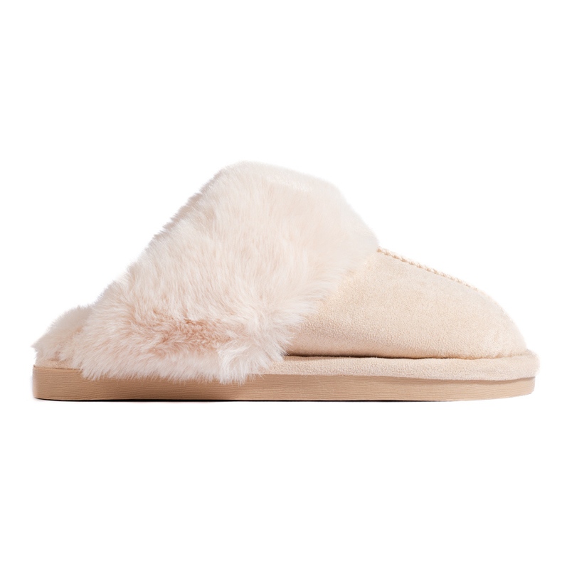 Beige women's slippers Shelovet Beige women's slippers Shelovet