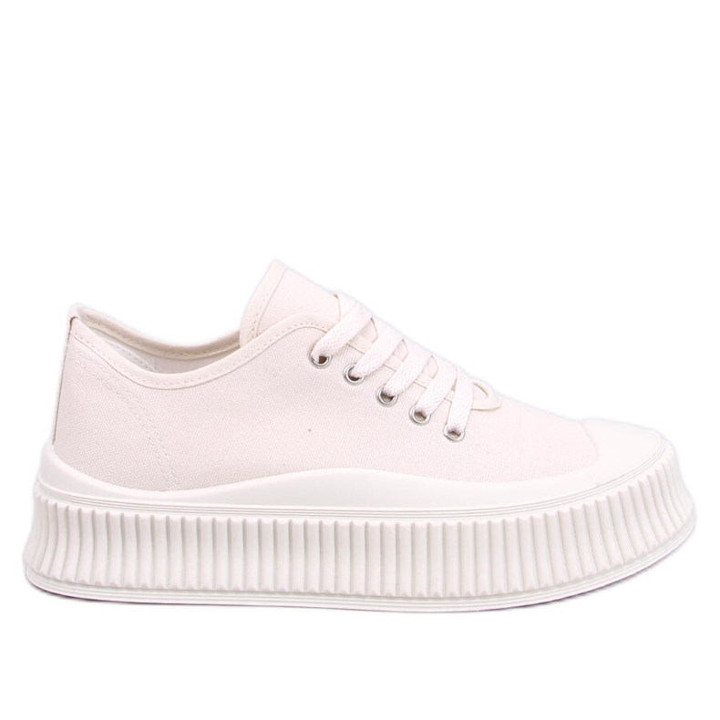 Pratt Beige platform sneakers