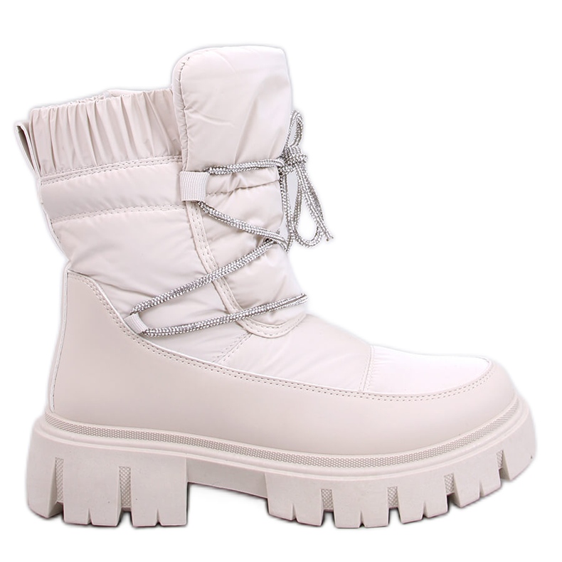 Mitrani Beige women's snow boots