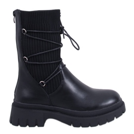 Willet Black sock ankle boots Willet Black sock ankle boots