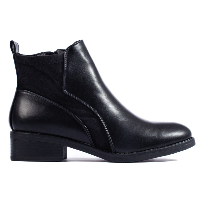 SHELOVET Black short women's boots