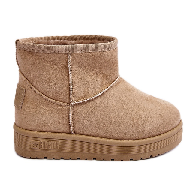 Children's Insulated Snow Boots Beige Big Star MM374056 Children's Insulated Snow Boots Beige Big Star MM374056