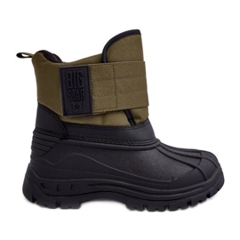 Children's Velcro Insulated Snow Boots Khaki Big Star MM374123 green Children's Velcro Insulated Snow Boots Khaki Big Star MM374123 green