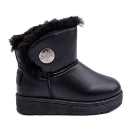 Children's Snow Boots Lined with Fur Black Big Star MM374082
