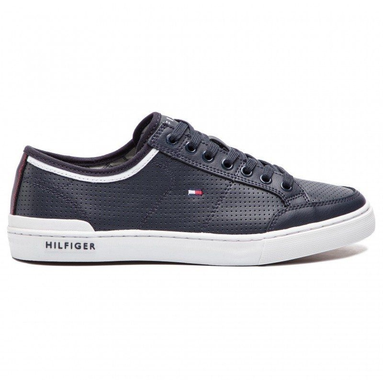 Tommy Hilfiger Core Corporate Leather Sneaker M shoes FM0FM00552-403 blue Tommy Hilfiger Core Corporate Leather Sneaker M shoes FM0FM00552-403 blue