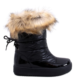 Mastro Black snow boots with fur Mastro Black snow boots with fur