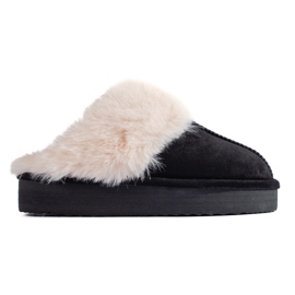 SHELOVET Fluffy black soft toys on a platform