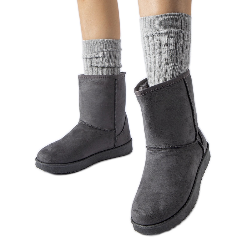 Gray insulated classic Libero snow boots grey Gray insulated classic Libero snow boots grey