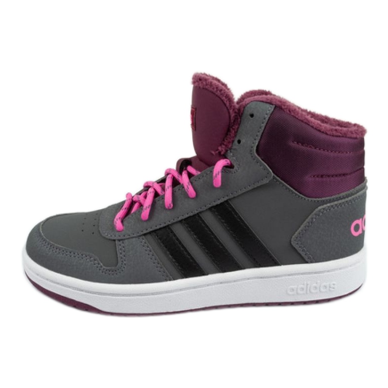 Adidas hoops on sale mid grey
