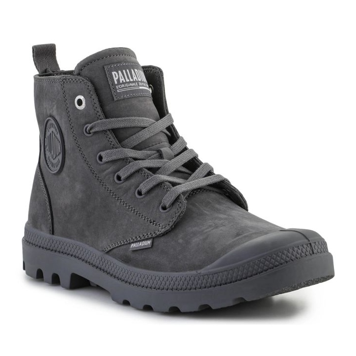 Palladium Pampa Hi Zip Nbk 06440-028-M shoes grey Palladium Pampa Hi Zip Nbk 06440-028-M shoes grey
