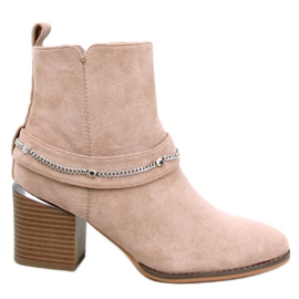 Athing Khaki suede ankle boots beige Athing Khaki suede ankle boots beige