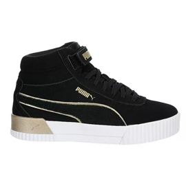 Puma Carina Mid Sd Metal V2 W shoes 384384-01 black Puma Carina Mid Sd Metal V2 W shoes 384384-01 black