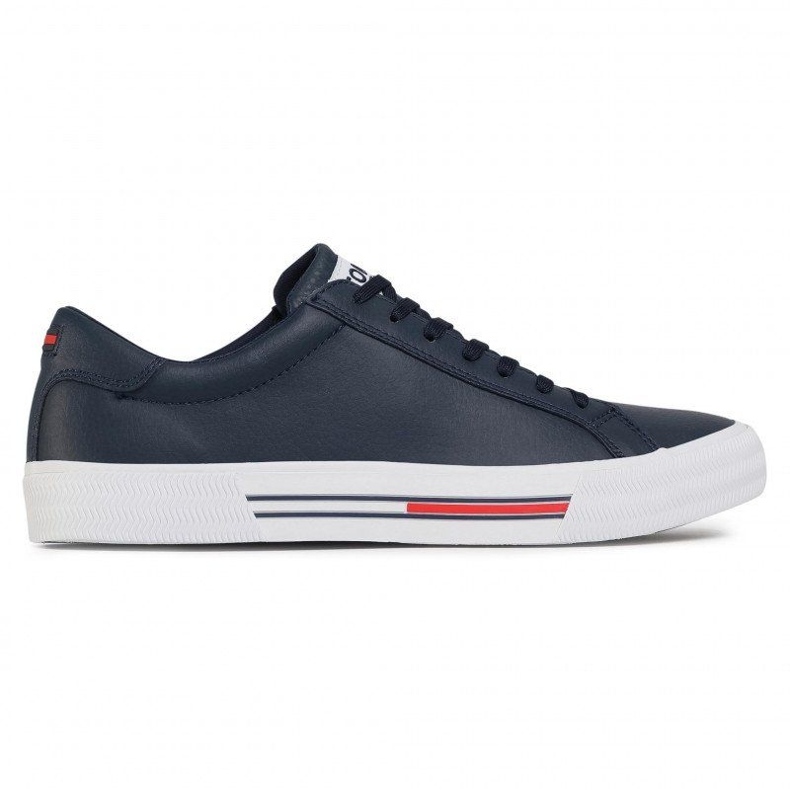 Tommy Hilfiger Tommy Jeans Essential Leather Sneaker M EM0EM00567-C87 shoes blue