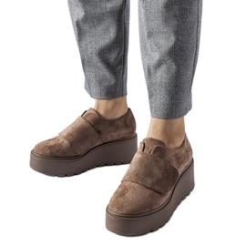 Brown Pallet platform shoes Brown Pallet platform shoes