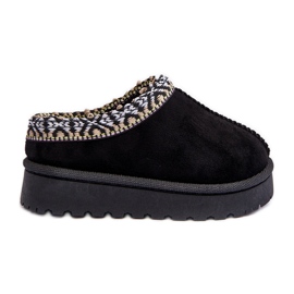 Children's Insulated Slippers Black Olivane Children's Insulated Slippers Black Olivane