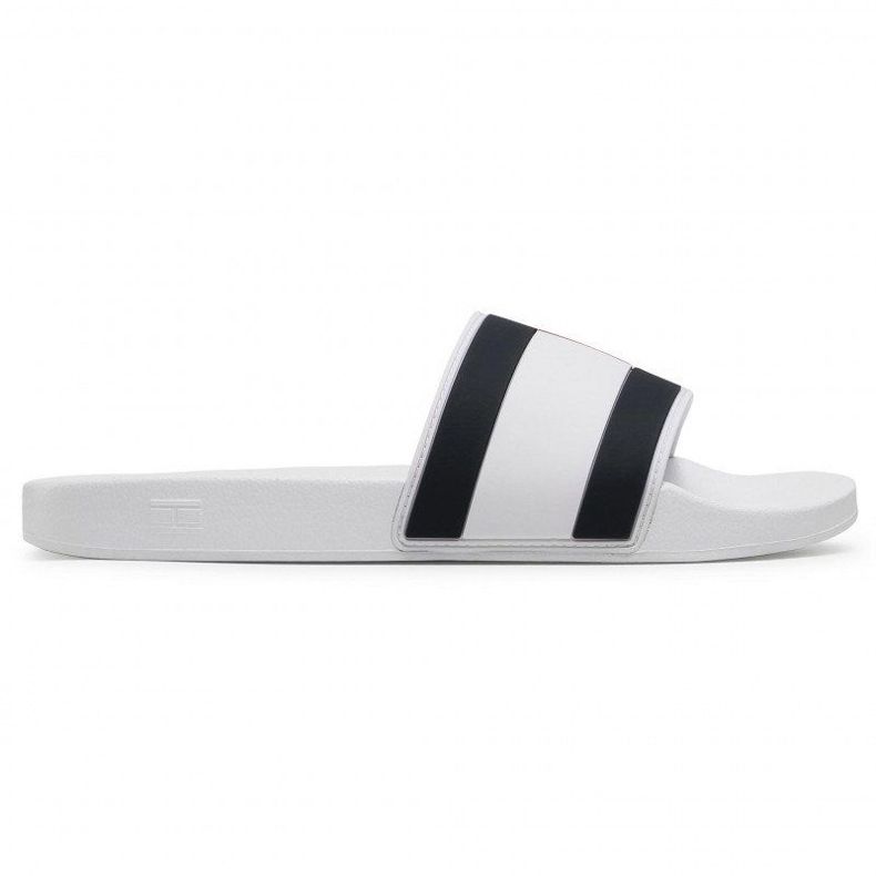 Tommy Hilfiger Essential Flag Pool Slide M flip-flops FM0FM03484-YBR white