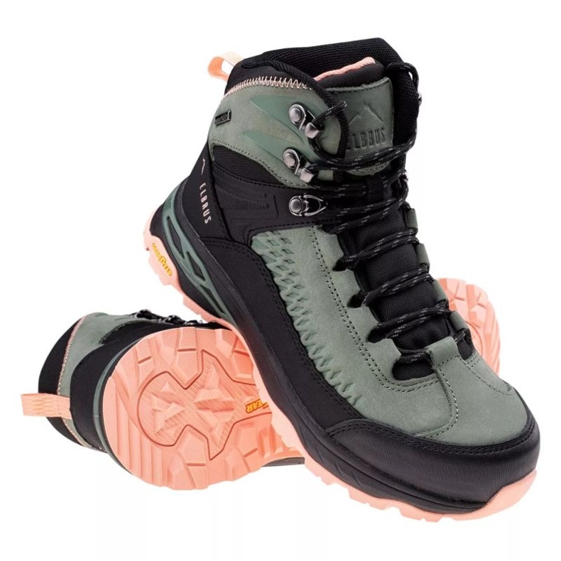 Elbrus Engen Mid Wp Gr W shoes 92800555459 green Elbrus Engen Mid Wp Gr W shoes 92800555459 green