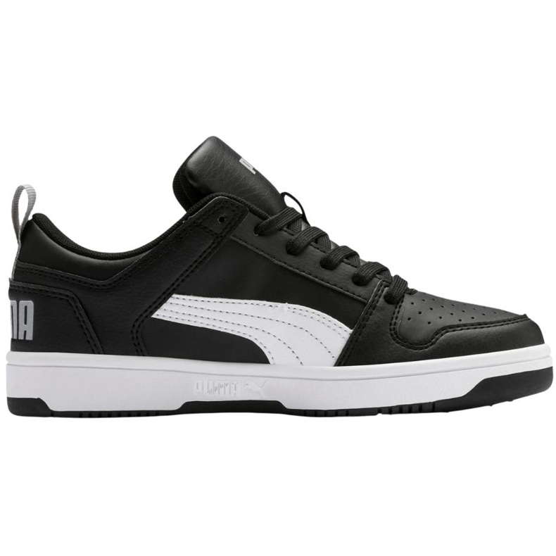 Puma Rebound Layup Lo Sl children's shoes black 370490 02