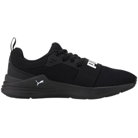 Puma Wired Run Jr. black 374214 01 children's shoes Puma Wired Run Jr. black 374214 01 children's shoes