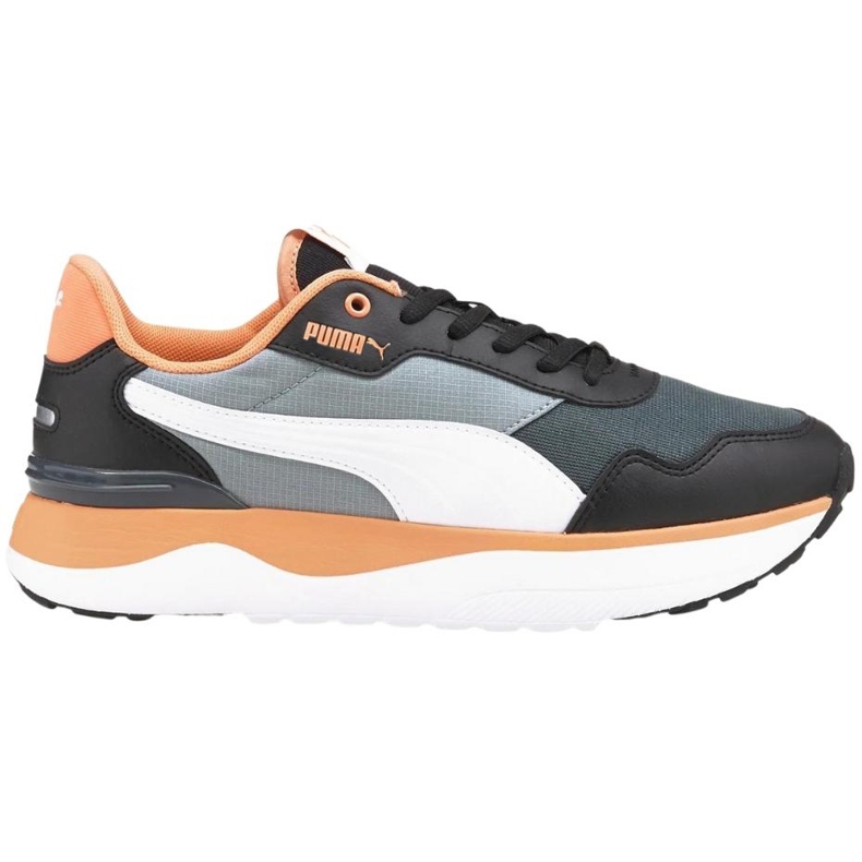 Women's shoes Puma R78 Voyage gray-orange 380729 09 grey