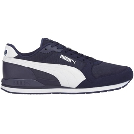 Puma St Runner v3 Mesh men's shoes, navy blue 384640 02