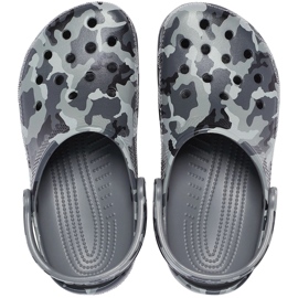 Crocs Classic Printed Camo camo clogs - gray 206454 0IE grey