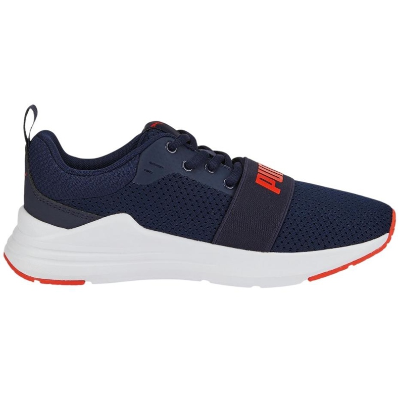 Children's shoes Puma Wired Run Jr. navy blue 374214 21