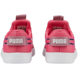 Puma Courtflex v2 Slip On Ps children's shoes pink 374858 12