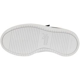 Puma Rickie Ac Ps children's shoes, navy blue and white 385836 07 Puma Rickie Ac Ps children's shoes, navy blue and white 385836 07