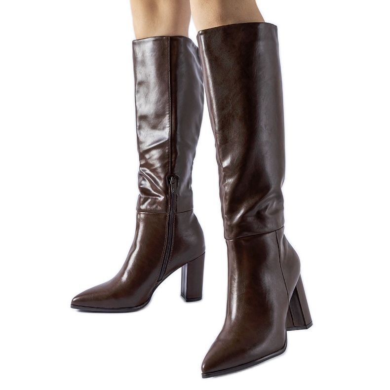 Dark brown Glassboro high heel boots Dark brown Glassboro high heel boots