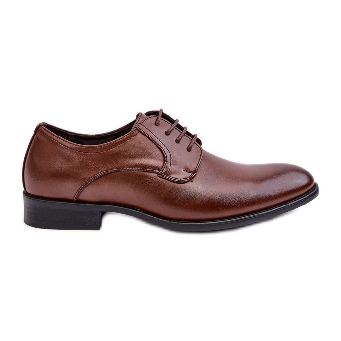 Men s Brown Harene Leather Shoes