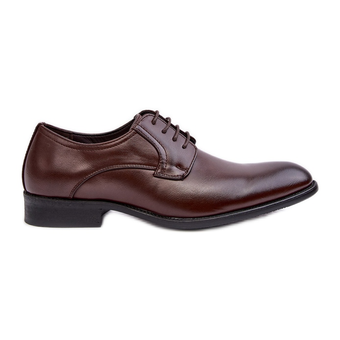 Men's Leather Shoes Dark Brown Harene Men's Leather Shoes Dark Brown Harene